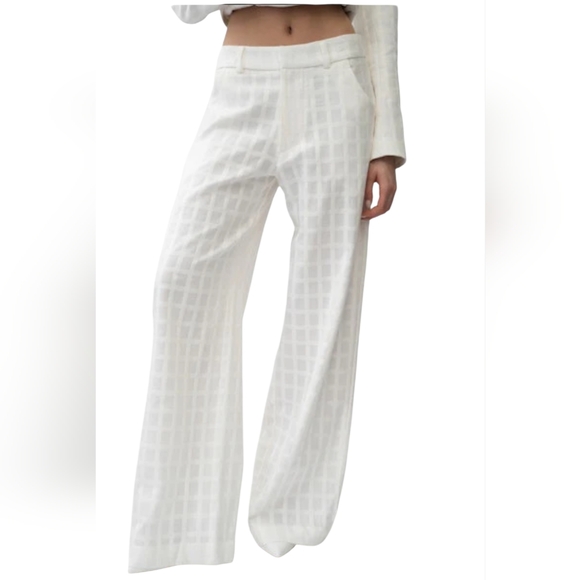 3247 Nwt Rangel Loren Pant Sz XXS White